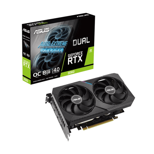 Asus Dual RTX 3060 OC Edition 8GB Gaming Graphics Card